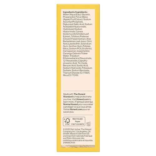Honest Beauty Get Glowing Bundle | Vitamin C Brightening Serum + Everyday Moisturizer | Improves Skin Tone | Gentle for Sensitive Skin, Fragrance Free, Vegan | 1 fl oz, 1.7 fl oz