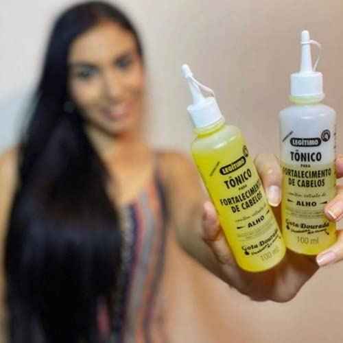 Tonico para Fortalecimento de cabelos (hair tonic with garlic extract) 100ml