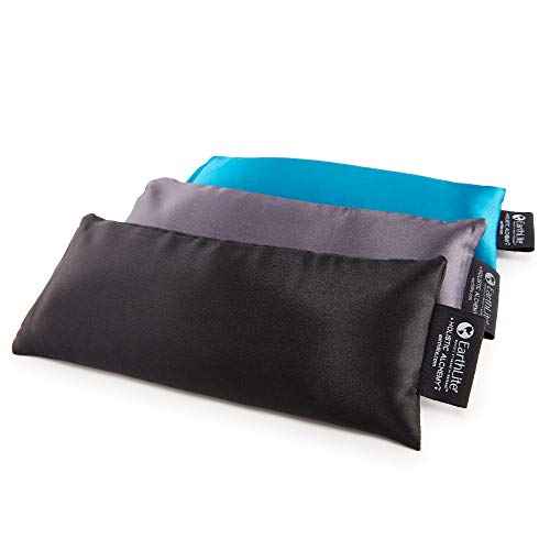 EARTHLITE Holistic Alchemy Aromatherapy Eye Pillow - 100% Silk Cover, Natural Herbs & Flax Seeds, Weighted, Cooling & Soothing