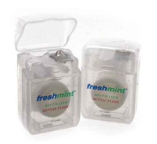 144 Spools of Freshmint® 12 Yards Mint Waxed Dental Floss