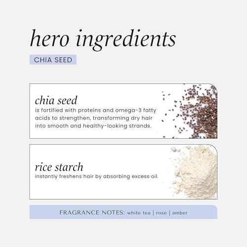 HASK Chia Seed Volumizing Dry Shampoo ? Absorbs Oil, Adds Volume & Bounce, Builds Body, No Sulfates or Parabens, Cruelty-Free ? 8.1oz
