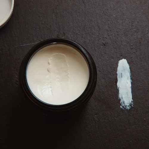 Shear Revival Crystal Lake Cream Pomade | Men's Hair Styling Medium Hold | Natural Finish Infused with Aloe Leaf Juice, Carnauba Wax, Mango Butter, Deeply Conditions Hair & Scalp & Hydrates 3.4oz