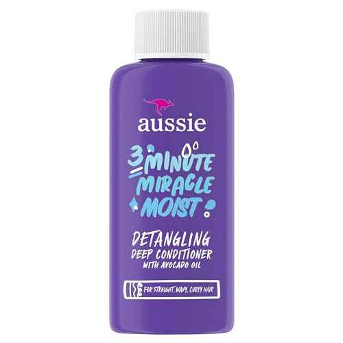 Aussie 3 Minute Miracle Moist Deep Conditioning Treatment, Travel Size 1.7 fl oz