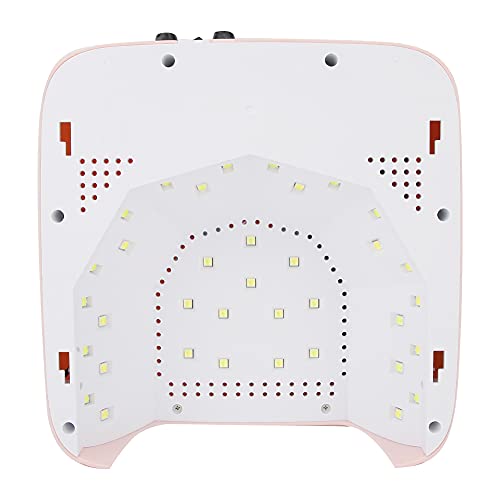 Qkiss 72W Nail Lamp Gel Nail Polish Dryer Quick Drying Nail Art Machine Professional for Nail Art Tools Accessories (American gauge)