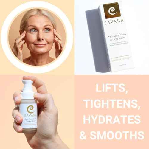 Organic Anti Aging Anti Wrinkle Serum | Award Winning Face Serum to Reduce Wrinkles and Fine Lines | Firming, Tightening, Lifting, & Rejuvenating | Hydrating Natural Organic Skin Care