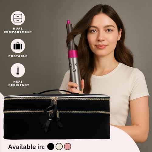 Bag-all Hair Tools Travel Bag | Curling Iron Travel Case Heat Resistant | Traveling Case for Grooming Supplies | Hair Straightener Pouch for Hot Tools for Women