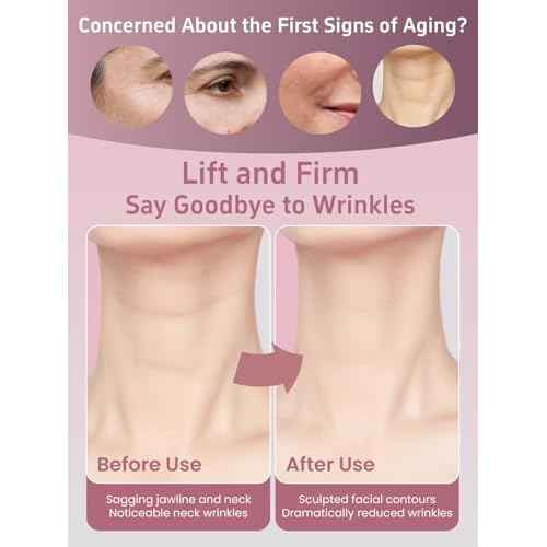 Face Massager Tool/Facial Massager Pro: Electric Lifting Device for Face & Neck - Anti-Aging Skin Firming, Reducing Wrinkles/Dark Circles - at-Home Facial Sculptor