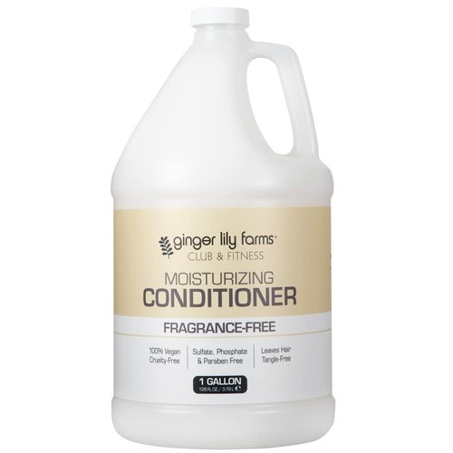 Ginger Lily Farms Club & Fitness Body Wash + Shampoo + Conditioner Bundle, Fragrance Free