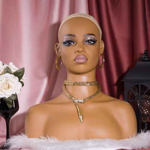 Male Mannequin Head 8"-10" 100% Human Hair Curly Hair Hairdresser Cosmetology Mannequin Manikin Training Head Hair and Free Clamp Holder