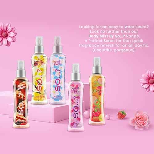 So...? Red Velvet Body Mist for Women - 3.5 oz Body Mist - Pack of 2