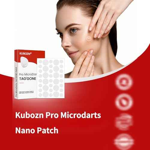 KUBOZN Pro MicroDarts Patch, Hydrocolloid with Salicylic Acid, 144 Count, Invisible Blemish Cover (1Box)