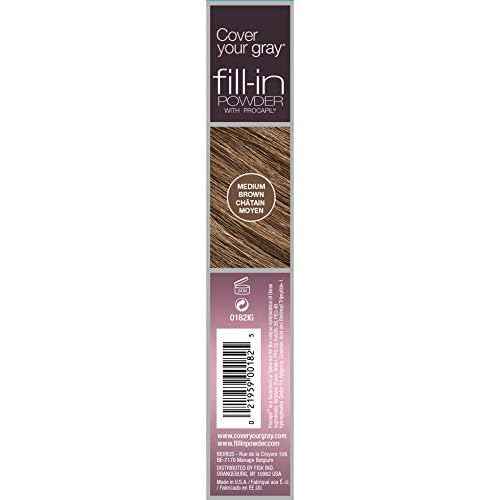 Cover Your Gray Fill In Powder - Medium Brown (Pack of 6)