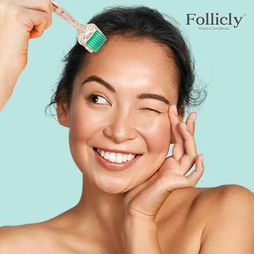 Derma Roller for Women ? Professional Microneedling Tool for Hair, Skin & Face ? 192 Authentic Titanium Microneedles ? Premium At Home Beauty Care ? Includes Free Protective Storage Case
