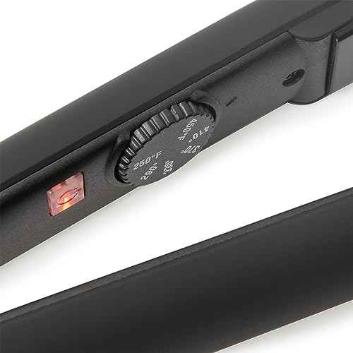 L'ANGE HAIR Le Ceramique 1-Pass Flat Iron Hair Straightener | Fast Heating Ceramic Flat Iron | Best Hot Tools Professional Hair Straightener to Lock in Moisture & Shine | (Black)