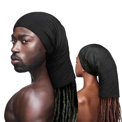 RED by Kiss Dreadlock Tube, Premium Silky Spandex, Lightweight & Stretchable, Extra-Wide for Comprehensive Coverage, Hair Protection for Active Lifestyle, Avoid Breakage