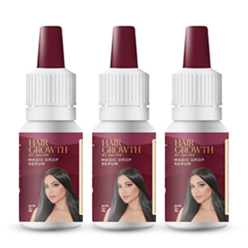 Hair Growth Magic Drop Serum by Jailyne Ojeda ? Fast-Absorbing, Scalp Revitalizing Formula ? Promotes Thicker, Healthier Hair with Botanical Extracts & Keratin ? Made in USA