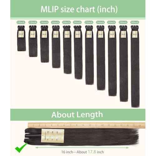 MLIP Raw Bundles Human Hair Straight, No Tangle Shedding, Keep Texture Silky Soft After Multiple Washes, 15A Raw Indian Hair Bundles 22 Inches, Triple Lifespan 3X