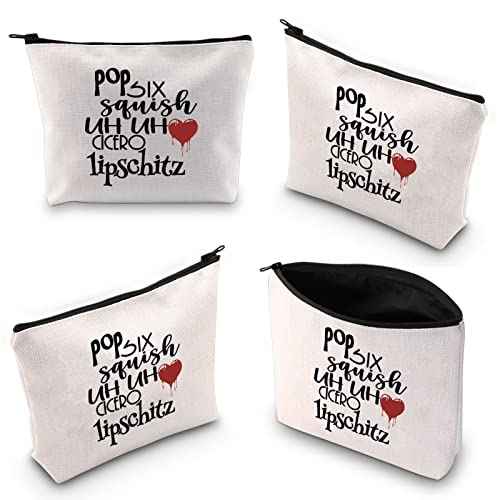 WCGXKO Chicago Musical Inspired Gift Six Squish Uh Uh Cicero Lipschitz Zipper Pouch Cosmetic Bag (POP SIX)