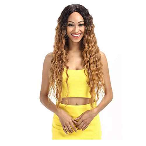 Joedir Lace Front Wigs 30'' Long Wavy Synthetic Wigs For Women 130% Density Wigs