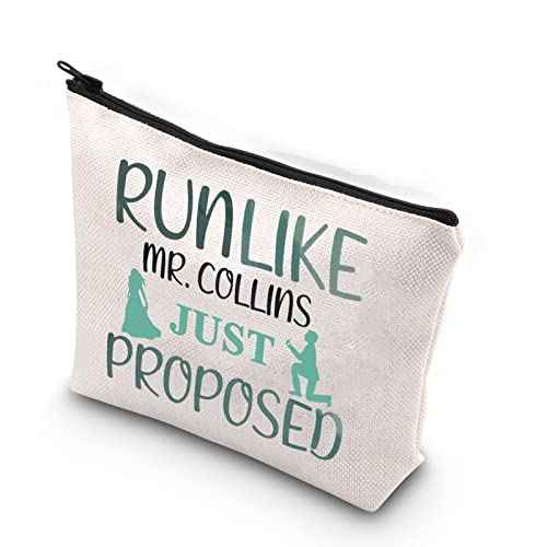 TSOTMO Book Fans Gift Book Lover Gift Movie Lover Gift Just Proposed Zipper Pouch Makeup Bag(proposed)