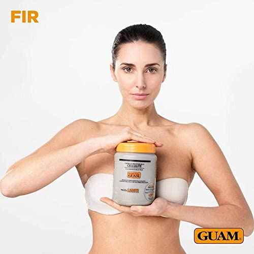 Guam Anti Cellulite Seaweed Wrap ORIGINAL FORMULA | Skin Tightening Cellulite Treatment For Thighs And Legs Inches Reduction - Hot Mud Thigh Wraps For Cellulite Removal, 1KG Beauty