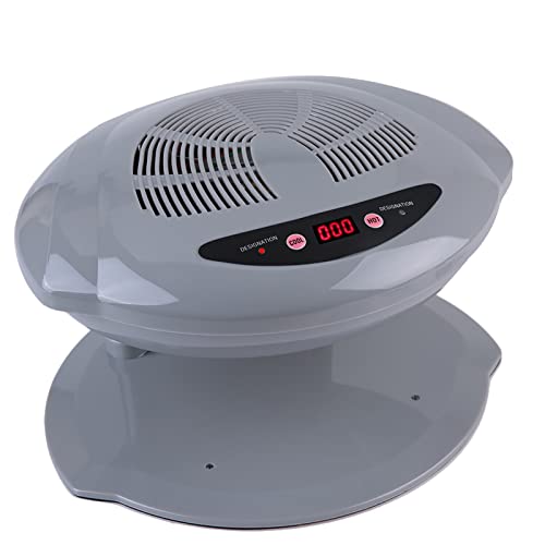 Nail Dehydrator, Hot & Cold Air Nail Polish Drying Fan Nail Polish Dryer Nail Dryer Fan Professional Nail Polish Dryer Machine for Home Salon Both Hands and Feet Use