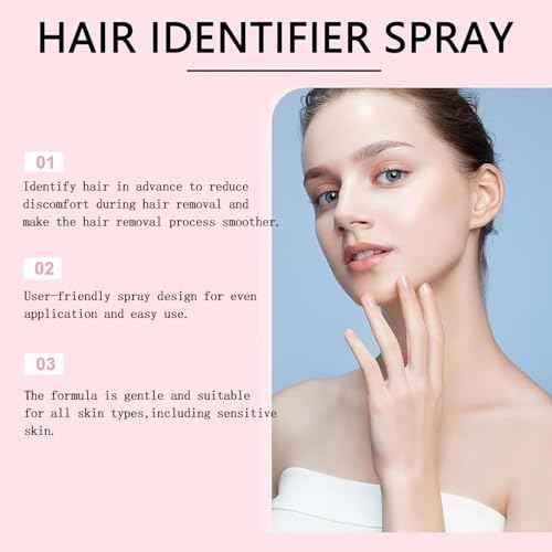Hair Identifier Spray for Face Shaving£¬face hair identifier spray£¬Moisturizing And Skin Care Set Spray£¬suitable for all skin types (1 set)