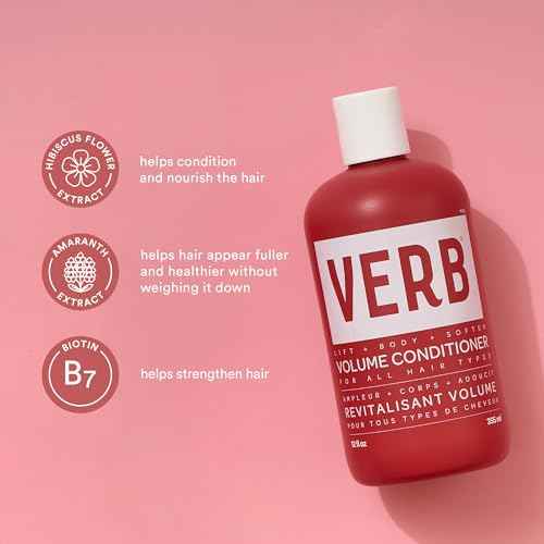 VERB Volume Conditioner - Softens, Detangles + Lifts Flat Hair- Sulfate, Paraben and Gluten Free