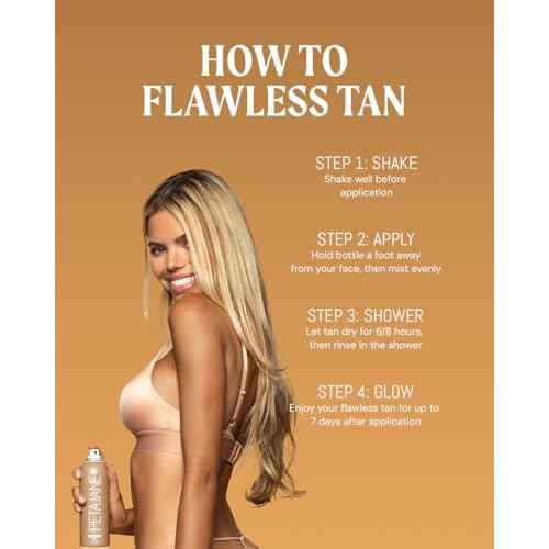Peta Jane Sunless Tanning Mist 7oz - Made in the USA - Lightweight, Non-Sticky, Streak-Free, Vegan, Natural-Looking Glow