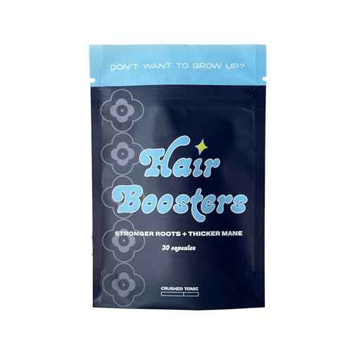 Crushed Tonic - 1 Month Supply of Hair Boosters with Keratin & Biotin to Promote Thicker Hair, Stronger Roots, Healthier Nails