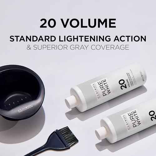 Clairol Professional Clairoxide Pure White 20 Volume Creme Developer, 8 Fl Oz (Pack of 1)