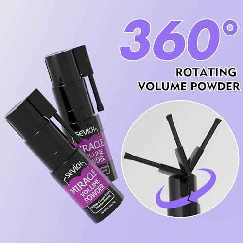 SEVICH Hair Styling Powder For Men & Women | Hair Powder For Instant Volume & Texture | No Greasy Residue | 360¡Æ Spray Design 0.14oz/4g