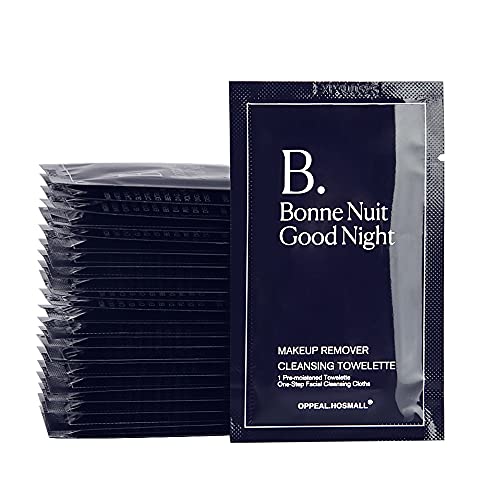 500ct Facial Cleansing Wipes Gentle Makeup Remover, Waterproof Individually Wrapped, Fragrance, Oil & Alcohol Free