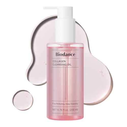 BIODANCE Collagen Cleansing Oil, Facial Oil Cleanser, Gentle Makeup Remover without Clogging Pores, Removes Bleackhed and Whitehead for Sensitive Skin, Oily Skin, Korean Skincare¤Ó6.76 fl. oz. (200 ml)