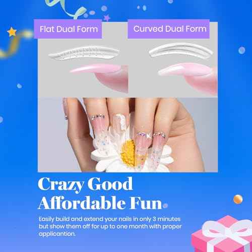 Beetles Poly Extension Gel - 60g Natural Pink Builder Nail Gel for Trendy Nail Art Design - Salon & DIY at Home, UV & LED Lamp Needed, Christmas Gift for Women