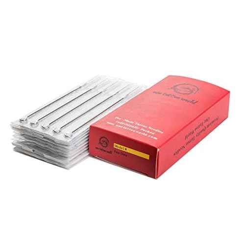 One Tattoo World 50 Pcs 5 Round Shader Sterilized Tattoo Needles, OTW-50-5RS