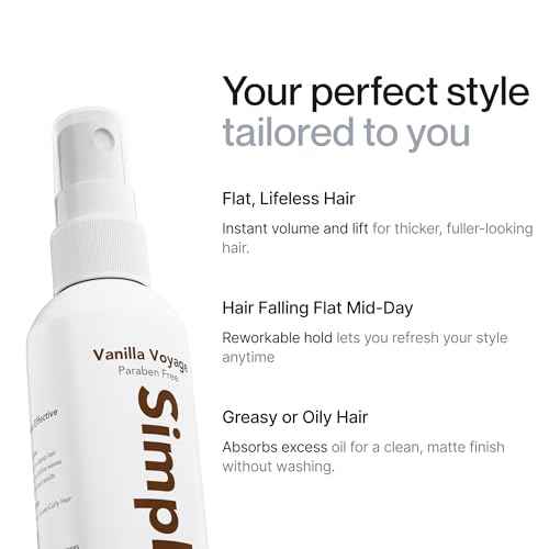 Himalayan Sea Salt Spray for Straight & Wavy Hair - All Natural, 5 Ingredient, Texturizing & Volumizing Product - Vanilla Scented - Adds Volume, Texture, Beach Look to Men & Women, 237ml...