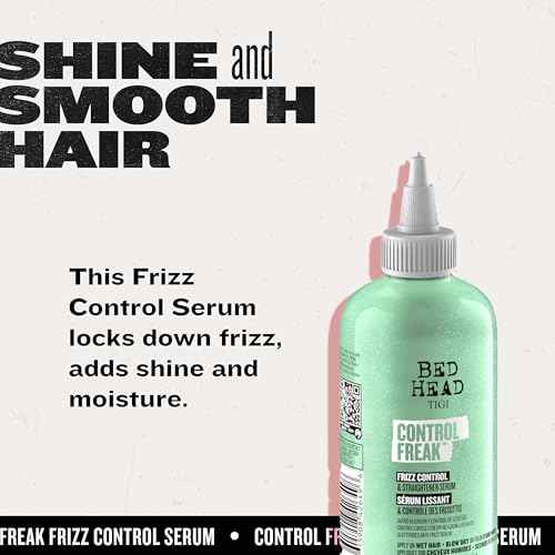 TIGI Hair Serum For Curly or Frizzy Hair Control Freak Hair Care and Straightener 8.62 fl oz