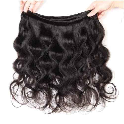 Body Wave Human Hair Bundles with Closure 10A Brazilian Human Hair 3 Bundles with 4x4 HD Lace Closure Free Part 100% Unprocessed Virgin Hair Natural Color£¨18 20 22+16 Inch£¬Body Wave£©