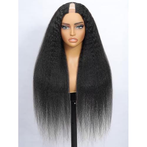 DMKEEP U Part Human Hair Wig 12A Upgraded Glueless Wigs Human Hair Straight U Part Wig Human Hair Wigs for Women 18 Inch