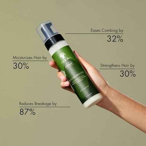 As I Am Rosemary Styling Mousse 8 Fl Oz (237 ml) - with Biotin & Saw Palmetto