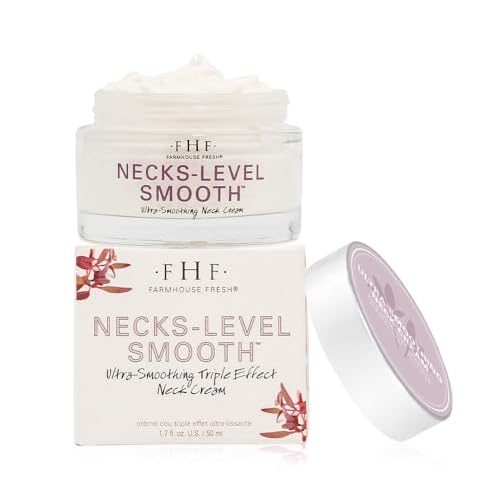 FarmHouse Fresh Neck Cream, Hyaluronic Acid, Moisturizer. Hydrating Neck Cream, Necks-Level Smooth Ultra-Smoothing Triple Effect Neck Cream