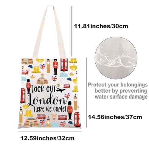 JNIAP London City Makeup Bag London Travel Gifts London Toiletry Bag London Travel Bag London Zipper Pouch (look out London TG)