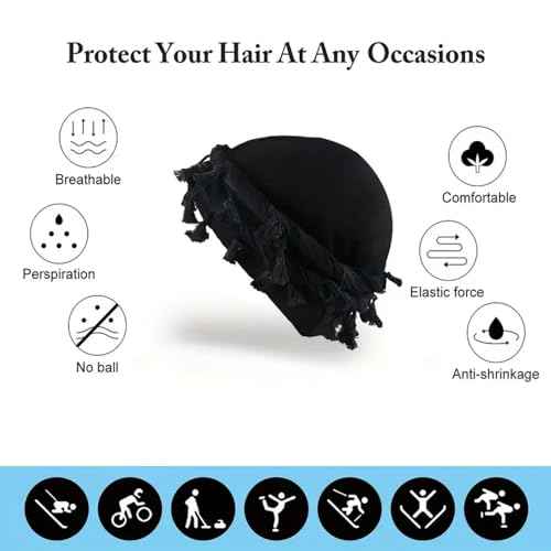Gturytr Turban for Men Vintage Twist Head Wraps Durag Satin Lined Halo Turban for Women Modal and Satin Scarf Tie