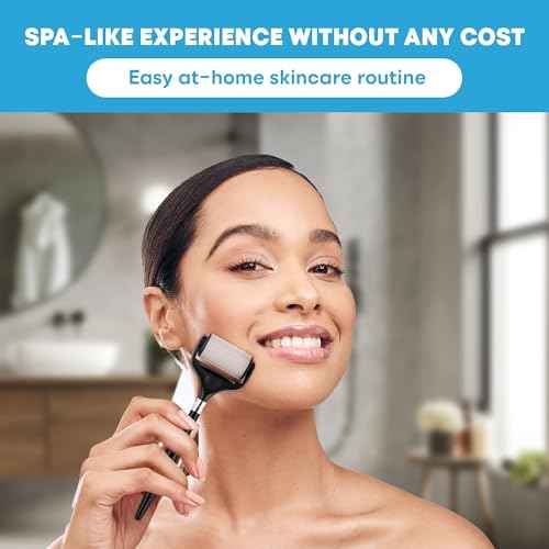Ultra-Wide Derma Roller for Face - At-Home Microneedling Kit, 0.25 mm Microneedle Roller for Skin Care, Derma Roller for Scalp Hair and Beard, Superior to a Microneedling Pen/Derma Pen