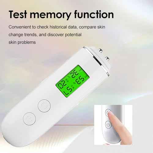 Hydration Monitor,Corneometer Skin Hydration Meter,Skin Analysis Machine Professional,Multifunctional Hydration Test and Tracking Device for Skincare with LCD,Skin Hydration Tester
