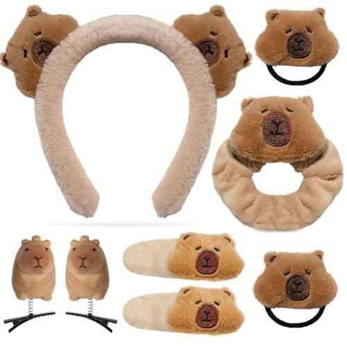 Headband, Hair Accessory Cute capybara headband with hair accessory set£¬Various styles of hair clips and hairbands