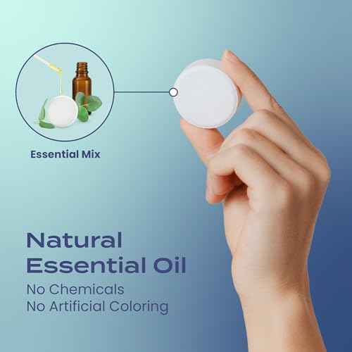 Body Restore Shower Steamers Aromatherapy 6 Pack - Boo Basket Stuffers for Women, Christmas Stocking Stuffers for Men, Birthday Gifts, White Elephant, Relaxation, Self Care - Clarity