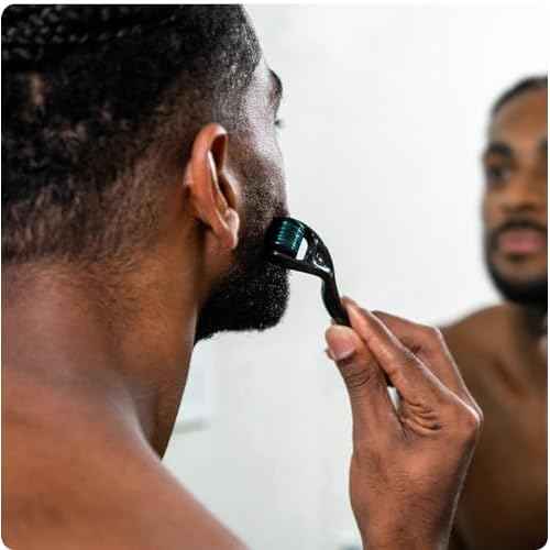 ROSELYNBOUTIQUE Derma Roller for Hair Beard Facial Skin Face Body Scalp 540 Titanium Microneedle for Men Women 0.25mm Cosmetic Beauty Instrument