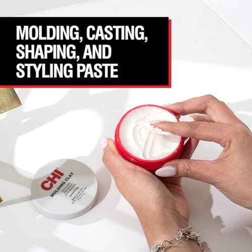 CHI Molding Clay Texture Hair Paste, Styling Product For Volume, Texture & Body, Paraben & Gluten-Free, 2.6 Oz